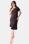 Sweetmoon Long T Shirt Nightdress - Brown — thumbnail 1